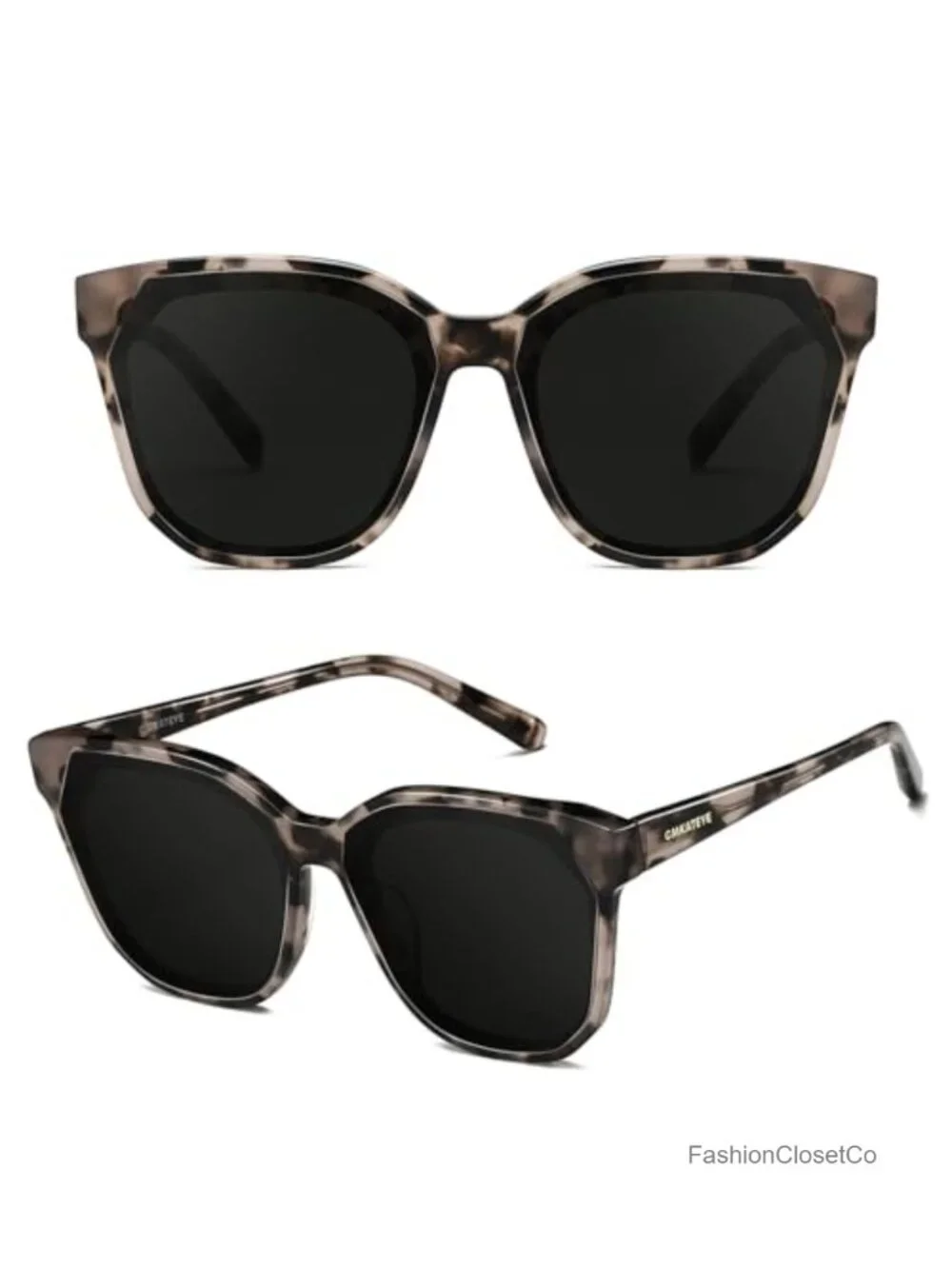 Oversized Square Sunglasses UV Protection Big Frame Trendy Shades